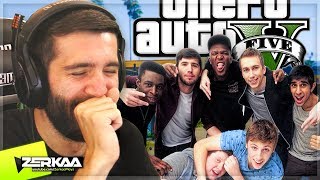 I Reacted To The FIRST Ever GTA 5 SIDEMEN Video [upl. by Fairley]