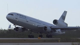 WORLD Airways Departure  MD11  Nassau Bahamas N271WA [upl. by Carper]