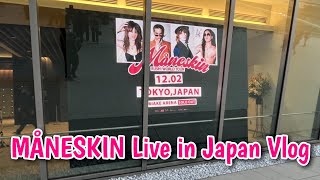 Vlog MÅNESKIN Live in Tokyo 2023 [upl. by Farron]