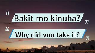 COMPILATION OF PERSONAL QUESTIONS  EnglishTagalog Translation [upl. by Felicidad578]