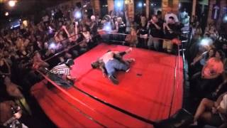 Midget Wrestling Body Slam GoPro [upl. by Fessuoy]