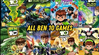 All Ben 10 Games 20072024 Ben 10 games Evolutions [upl. by Nuahsal]