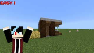 MINECRAFT  Tutorial Cara Membuat Rumah Survival di Minecraft [upl. by Percival]