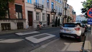 4K Walk Through Etterbeek Brussels Belgium [upl. by Arakawa562]