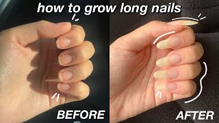 HOW TO GROW LONG NAILS tips for healthy amp strong nails  Ep 3 💅🏻 [upl. by Elokyn]