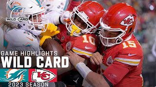 Miami Dolphins vs Kansas City Chiefs Game Highlights  NFL 2023 Super Wild Card Weekend [upl. by Anatlus]