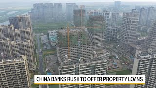 China Banks Rush to Offer Home Loans to State Firms [upl. by Gildus49]