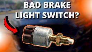 SYMPTOMS OF A BAD BRAKE LIGHT SWITCH [upl. by Casteel]