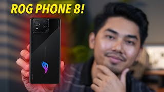 ASUS ROG Phone 8  RAJA Gaming Phone Sebenar Dengan Snapdragon 8 Gen 3 🔥 [upl. by Miki]