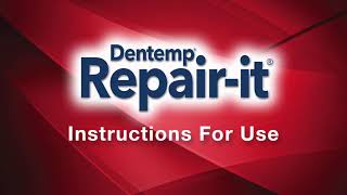 Dentemp Repairit Instructions For Repairing Dentures [upl. by Rosalee]