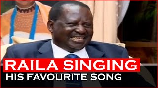 Raila sings his favourite reggae song  News54 [upl. by Wallace565]