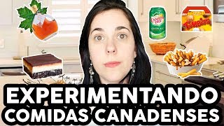 PROVANDO COMIDAS CANADENSES [upl. by Albert799]