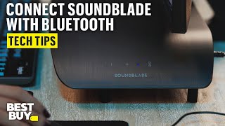 Connecting to the BlueAnt Soundblade via Bluetooth– Tech Tips from Best Buy [upl. by Anay269]