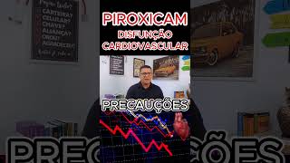 Piroxicam precauções em disfunção cardiovascular shorts enfermagem [upl. by Norrehc]