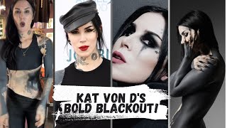 Kat Von D Reveals Dramatic AllBlack Tattoo CoverUp See the Stunning Transformationquot [upl. by Batty]