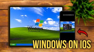 Install Windows XP on iPadiPhone  Run Any OS on iOS  UTM SE Virtual Machine tutorial [upl. by Sassan]