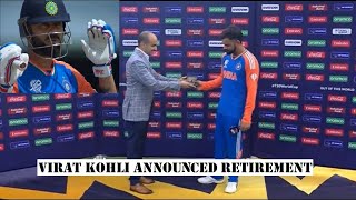 Virat Kohli 76 Runs Player of the Match Presentation India vs South Africa T20 World Cup 2024 FINAL [upl. by Annoit]