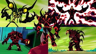 Todas las Formas de Malware  Ben 10 Omniverse Español latino [upl. by Llejk]