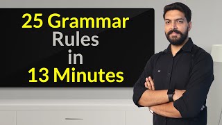 25 Grammar Rules in 13 Minutes for IELTS TOEFL and DET [upl. by Edy969]