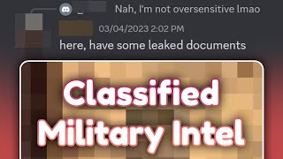 Discord the Leaked Military Documents Hotspot [upl. by Ynnavoj]