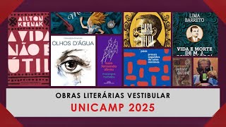 Obras literárias Unicamp 2025 [upl. by Kornher]