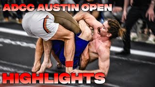 ADCC Austin Open  Adult Divisions Highlight [upl. by Atterbury]