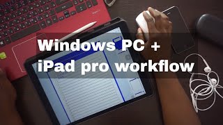 PaperlessStudent My Windows PC and iPad pro workflow Paperless Productivity [upl. by Annovoj]