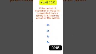 NUMS MDCAT 2022 PAST PAPER MCQS MDCAT shorts short mdcat 2025 mdcat2025 med life study bio [upl. by Ybanrab]