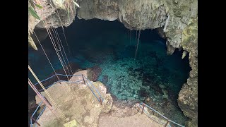 Cave diving La Taina cave  Santo Domingo Dominican Republic [upl. by Gastineau249]