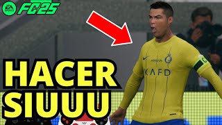 Cómo hacer la celebración de Ronaldo Siuuu en FC 25 [upl. by Hana302]