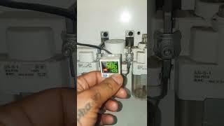 Pressure switch  Digtal air pressure switch settings [upl. by Aeynod522]