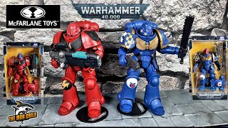 McFARLANE Toys Warhammer 40K ASSAULT INTERCESSOR HELLBLASTER Figures Review [upl. by Perlman]