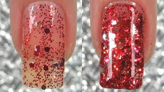 APPLY GLITTER NAIL POLISH THE RIGHT WAY [upl. by Hebe410]