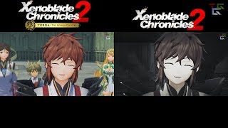 Xenoblade Chronicles 2 Flashback Scene 2  Main Game vs Torna The Golden Country [upl. by Lanita]