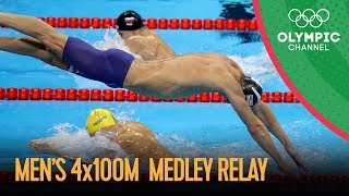 Michael Phelps Last Olympic Race  Swimming Mens 4x100m Medley Relay Final  Rio 2016 Replay [upl. by Hackathorn]