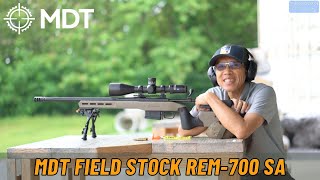 พานท้าย MDT Field Stock ปืน Remington 700 SA [upl. by Ahsaet]