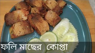 ফলি মাছের কোপ্তা  মাছের কোফতা  Foli Fish Kofta  How to Cook Foli Fish [upl. by Krahmer]