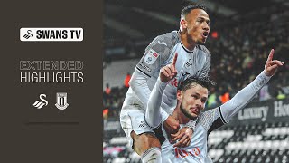 Swansea City v Stoke City  Extended Highlights [upl. by Anuat]