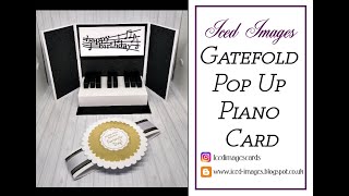 Gatefold Pop Up Piano card Original [upl. by Novikoff]