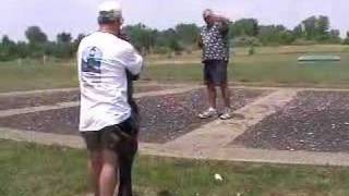 Todd Bender Skeet Clinic on how to shoot Station 4 Doubles [upl. by Anawait]