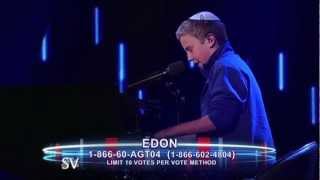 Edon Pinchot on Americas Got Talent  The SemiFinals [upl. by Adikram]