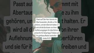 Die Gottlosen von ihrer Auflehnung gegen ihn überführen ‼️ bibelverse bibel leben beten glaube [upl. by Anil]