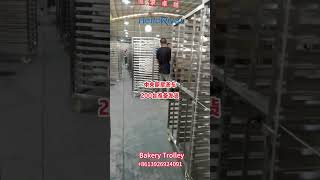 Stainless Steel Multilayer Bakery Cooling Rack Bakery Trolley with Tray Baking Cart Dessert Trolley [upl. by Rech]