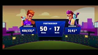 cricket Hit wicket Game Video IPL KKR RCB cricket Hit 13BALLS48Run [upl. by Redmund]