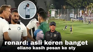 Adzan di GBK Buat Herve Renard Gagal Fokus Eliano Kejutkan STY Inilah Aku  Militansi Fans Indo [upl. by Ennayram]