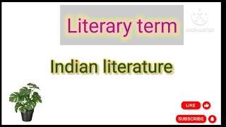 Indian literature literary term studyकरो motivation puuniversity pu [upl. by Marni]