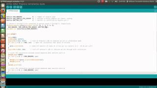 Prueba del sensor QTR de Pololu con Arduino Uno R3 [upl. by Trill]