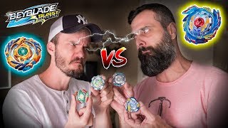 DESAFIO BEYBLADE BURST Brancoala Vs Tio Felipe e Gui [upl. by Kornher]