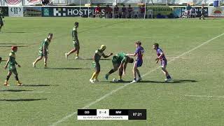 Game 15 Darling Downs V Met West 14  15 yr Boys [upl. by Spanjian]