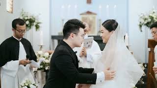 Directors Cut Slow Romantic Catholic Church Wedding by The Vivid Wedding [upl. by Elkcim914]